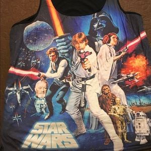 Star Wars plus size tank top